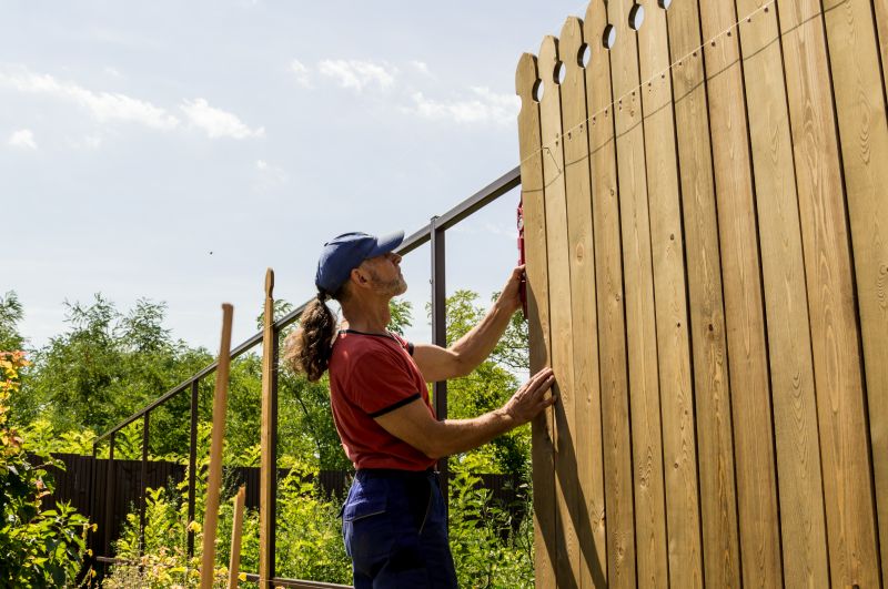 Fence Repair in Spring